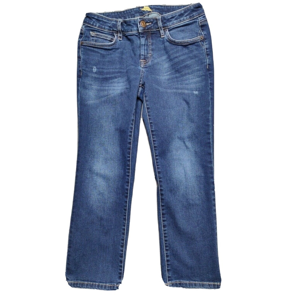 Tommy Bahama Women Size 27x24 Crop DK Coastal Wash Denim Jeans